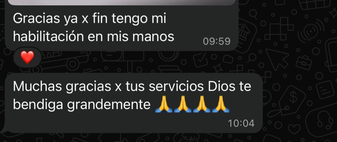 Captura real de una conversación de WhatsApp con un cliente atendido por Laleshka D’Lima